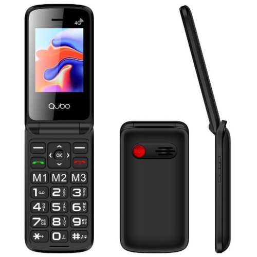 QUBO SENIOR X-247 BK 4G NEGRO / M&Oacute;VIL 2.31"